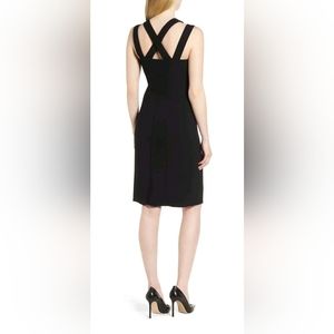 Hugo Boss Daphima Crepe Dress Black Size 8 #182